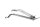 rear left fender strut Harley-Davidson Softail 1442 FLST Heritage 06-06