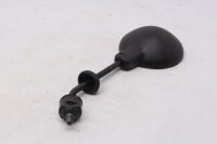 Specchietto retrovisore universale rotondo nero per lato sinistro. Motorrad Zubehör universell