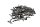 Skruesæt motor sekskantskruer møtrik BMW R 1100 GS 259 0409 93-99