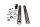 Progressive fork spring set, complete set, 42 x 400 mm Harley-Davidson universell
