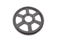 Rear pulley with 63 teeth and a 95mm bolt circle...
