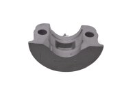 Front brake pump clamp, grey, two-hole clamp Harley-Davidson universell