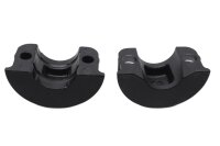 Front brake pump clamp, black, double clamp Harley-Davidson universell