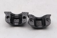 Front brake pump clamp, black, double clamp Harley-Davidson universell