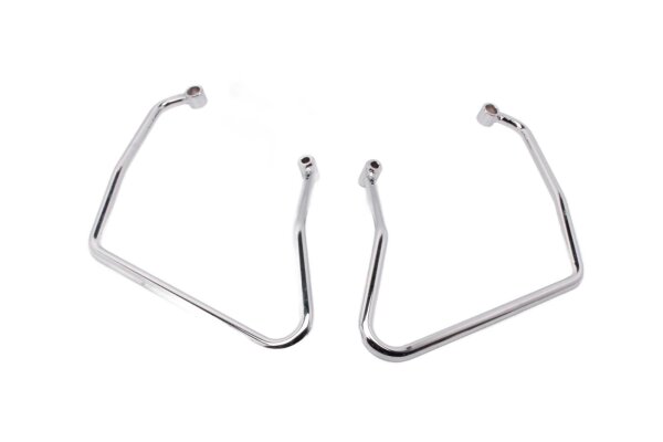 Supports de sacoches, porte-bagages, chromés, universels, paire Harley-Davidson universell