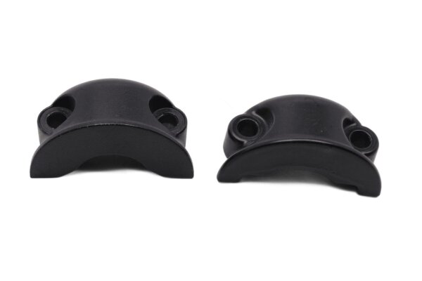 Abrazadera de bomba de freno, delantera, negra, juego de frenos Harley-Davidson universell