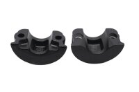 Abrazadera de bomba de freno, delantera, negra, juego de frenos Harley-Davidson universell