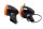 Blinkerpaar orange Gehäuse schwarz links rechts Harley-Davidson universell