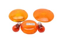 Cache-clignotants, ampoule, orange, gauche et droite...