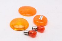 Indicator lens bulb set, orange, left and right Harley-Davidson universell