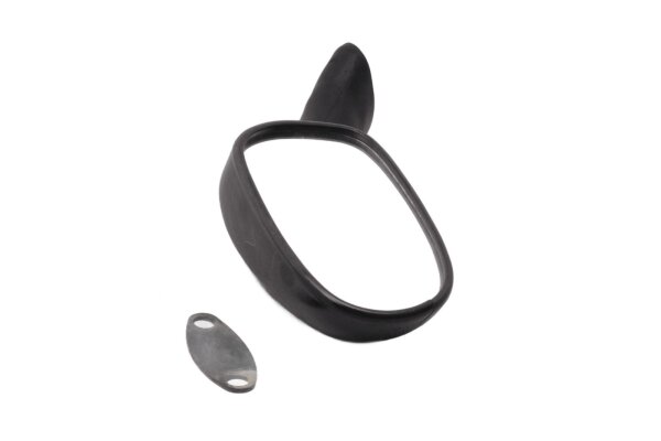 Linker buitenspiegel, zwarte spiegel, inclusief montagebeugel Kawasaki ZR 7S ZR750F 99-04