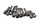 Schroevenset, kuip, frame, set, moeren BMW R 1100 GS 259 0409 93-99