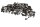 Schroevenset, kuip, frame, set, moeren BMW R 1100 GS 259 0409 93-99