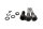 Jakoketju, ketjunkiristin, ketjupyörä, ohjauskisko BMW R 1100 GS 259 0409 93-99