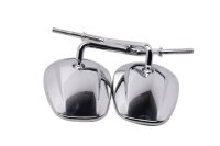 Pair of chrome mirrors, left and right Harley-Davidson...