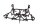 Antler-hållare för frammaskstrålkastarfäste BMW R 1200 RT R12T K26 0368 05-09