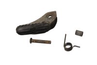 Front left footrest, footrest bracket, rubber spring BMW R 1100 GS 259 0409 93-99