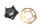 Chainring carrier, rear wheel hub Honda NT 650 V Deauville RC47 98-01