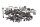 Screw assortment, nuts, clamps Honda NT 650 V Deauville RC47 98-01