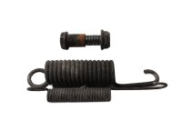 Montering af sidestøttefjederholder Honda FMX 650 FunMoto RD12 05-07