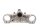 Lower fork bridge, steering head, chassis Ducati Monster 620 ie ZDMM400 137 M4 02-06