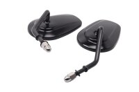 Mirror set left right rearview handlebar Harley-Davidson...