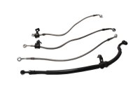 Stahlflex Bremsleitung hinten Bremsschlauch Set Halter...