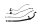 Stålflätad bakbromsledning, bromsslangsats, fäste Honda CB 1300 SC40 98-02