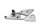 Fotstödsfäste, bärplatta, fram höger, fäste Honda CB 1300 SC40 98-02