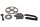 Pignon, tendeur de chaîne, chaîne, engrenages, pompe à huile BMW R 1150 GS R21 0415 99-04