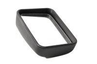 Right-hand square mirror, rearview mirror housing, black...