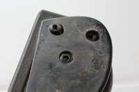 Oikea neliönmuotoinen peili, taustapeilin kotelo, musta Moto Guzzi V65 PG 81-87