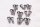 Brake disc screw set, hexagon socket Honda NT 650 V Deauville RC47 98-01