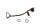 Rear brake lever at the bottom, foot brake pedal Honda FMX 650 FunMoto RD12 05-07