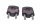 Handlebar clamps, mounting clamps, KBA Honda NT 650 V Deauville RC47 98-01