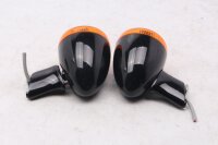 LED indicator pair, orange, left and right, universal cable Harley-Davidson universell