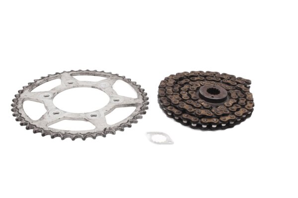 Kit de cadena, piñón de transmisión, plato Ducati Monster 620 ie ZDMM400 137 M4 02-06