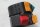 Commandes au guidon gauche : clignotants, feux, klaxon, démarreur Moto Guzzi V65 PG 81-87