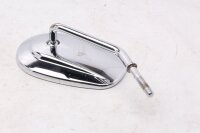 Espejo retrovisor rectangular universal cromado para manillar Harley-Davidson universell