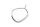 Espejo retrovisor rectangular universal cromado para manillar Harley-Davidson universell