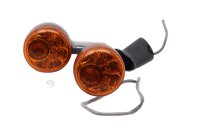 Paire de lunettes orange gauche droite Harley-Davidson...