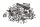 Schraubensatz Verkleidung Rahmen Honda NT 650 V Deauville RC47 98-01