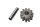 Starterhjul, startermellemgear, aksel, motor Honda CB 1300 SC40 98-02