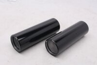 Juego de tapas negras para el tubo de la horquilla delantera Harley-Davidson universell