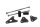 Motorhalter Set Rahmenhalter Befestigungssystem Honda CB 1300 SC40 98-02