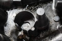 Oil pan, engine bottom, drain plug cap, housing Honda CB 1300 SC40 98-02
