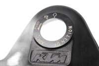 Ponte forcella superiore, supporto cannotto sterzo, supporto blocchetto di accensione, telaio KTM RC 125 A 20-20