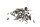 Schroefset frame afdekhouder Honda FMX 650 FunMoto RD12 05-07