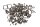 Cadre de fixation restante à vis Ducati Monster 620 ie ZDMM400 137 M4 02-06