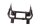 Soporte del bastidor trasero, astas traseras Honda NT 650 V Deauville RC47 98-01